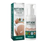 Crema de limpieza para el acné para las nalgas y los muslos, 100 ml de crema de acné para las nalgas, crema de limpieza para glúteos y acné crema anti espinillas en las nalgas, elimina las espinillas