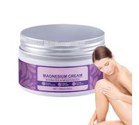 Crema de Magnesio, 100g Mantequilla de Magnesio Profesional para, Crema Su-ave y Calmante para el Dolor Articular, Bálsamo Hidratante Natural de Magnesio de Uso Tópico, para Todo Tipo de Piel