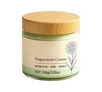 Crema De Magnesio, Infundida Con MSM Y Árnica, 100 G, Crema Para Aliviar Los Músculos, Loción Para Aliviar Los Nervios, Fórmula No Grasa De Rápida Absorción, Para Espalda, Cuello, Hombros, Piernas, Pi