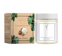 Crema de Magnesio | Loción corporal de noche profundamente eficaz | Cuidado rico con magnesio para piel y articulaciones | Crema Hidratante Relajante 4oz para todo el cuerpo Estructura adherida a: