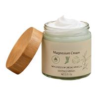 Crema de magnesio, loción hidratante de rápida absorción y no grasa, fórmula suave para comodidad diaria, 3 fl oz