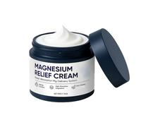 Crema De Magnesio Para Aliviar El Dolor, Crema Para El Alivio De Las Articulaciones, FóRmula De RáPida AccióN Y Profunda AbsorcióN Para Los MúSculos, No Grasa, Apta Para Todo Tipo De Piel,1pcs