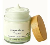 Crema de magnesio para aliviar los nervios, con fórmula de suministro de minerales MSM y árnica, de rápida absorción, no grasa para las articulaciones y los músculos de la rodilla,1pc