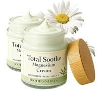 Crema de magnesio para aliviar los nervios, loción nutritiva y reconfortante para el uso diario, de rápida absorción, no grasa, para el confort diario,2pcs
