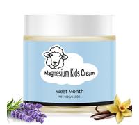 Crema de Magnesio para Niños, Loción de Magnesio para Niños, Crema Magnesio para Dormir que Ayuda a los Niños a Relajarse por la Noche, Crema Hidratante, Crema de Magnesio, Suplemento de Magnesio