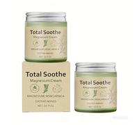 Crema de Magnesio Total Soothe 2026 | Crema de Magnesio para el Alivio Nervioso, de Rápida Absorción, No Grasa, para Articulaciones y Músculos | Uso Diario para Dolores Musculares (2 PCS)