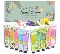 Crema de Mano Mini, 10 x 30ml Juego de Regalo de Crema de Mano Fragancia Homitadora de pies para manos secas y agrietadas, pequeño regalo para mujeres, Regalo de Cumpleaños