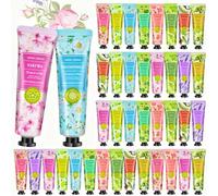 Crema de Manos 40 Pack Set de Regalo Mujer, Crema Manos Mini Cremas Manos 10 Aromas Hidratante para Manos Secas y Agrietas,Regalo Mujer para Compañeras,Novia,Cumpleaños,Navidad,San Valentín