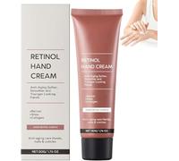 Crema de manos antiedad con retinol para piel seca y agrietada, nutritiva y calmante, reduce arrugas y restaura la elasticidad, para todo tipo de piel