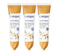 Crema de manos antienvejecimiento con colágeno, fórmula no grasa, crema hidratante y nutritiva para manos secas, hidratación profunda y cuidado diario nutritivo de la piel, rápida absorción,3pcs