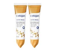 Crema de manos antienvejecimiento con colágeno, fórmula no grasa, crema hidratante y nutritiva para manos secas, hidratación profunda y cuidado diario nutritivo de la piel, rápida absorción,2pcs