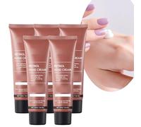 Crema de manos antienvejecimiento con retinol con manteca de karité y colágeno - Crema hidratante para el envejecimiento, manos secas y agrietadas, arrugas, cutículas, suaviza, suaviza, arrugas de