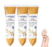 Crema de manos antienvejecimiento de colágeno, crema de manos para reparación de piel agrietada antisecado, rejuvenecedor, colágeno hidratante, antiarrugas (3)