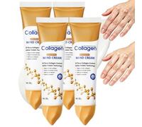 Crema de manos antienvejecimiento de colágeno para manos secas y agrietadas | Crema de manos de colágeno, reparación hidratante para piel seca, áspera y líneas finas, de absorción rápida, no grasosa