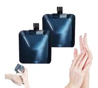 Crema de manos blanqueadora hidratante portátil de larga duración, crema de manos tamaño de viaje para mujeres, loción para el cuidado de la piel para manos secas y agrietadas (2 pcs)