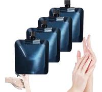 Crema de manos blanqueadora hidratante portátil de larga duración, crema de manos tamaño de viaje para mujeres, loción para el cuidado de la piel para manos secas y agrietadas (4 pcs)