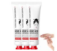 Crema de manos con ácido kójico, crema de ácido kójico para manos, cuidado de manos hidratante antienvejecimiento, tono de piel uniforme, daños solares y manchas de la edad, manchas oscuras (3