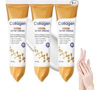 Crema de Manos con Colágeno, 10 veces más colágeno, hidratante, de rápida absorción, para todo tipo de piel