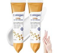 Crema de Manos con Colágeno, 10 veces más colágeno, hidratante, de rápida absorción, para todo tipo de piel