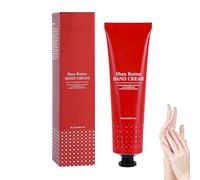 Crema de manos con manteca de karité y extractos de miel y almendra, hidratante para manos secas, hidratación profunda y nutritiva, de rápida absorción y no grasa, para mujeres y hombres (1PC)