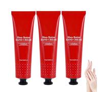 Crema de manos con manteca de karité y extractos de miel y almendra, hidratante para manos secas, hidratación profunda y nutritiva, de rápida absorción y no grasa, para mujeres y hombres (3PCS)