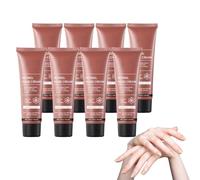 Crema de manos con retinol con Manteca de karité para manos de aspecto juvenil - Tratamiento de manos hidratante intensivo con Colágeno, mejora visiblemente la textura de la piel, 50g (8 piezas)