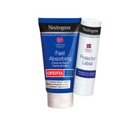 Neutrogena Fast Absorbing Crema de Manos + Stick Labial Pack
