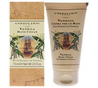 Crema de manos de vainilla Lerbolario para mujeres, 2,5 oz