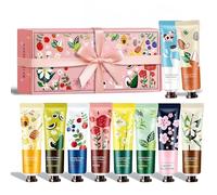 Crema de Manos Hidratante Regalos para Mujer, 10 Piezas Crema de Mano Mini, manos secas y agrietadas, Se Absorbe Rápidamente, pequeño regalo para mujeres, Regalo de Cumpleaños, Día de la Madre