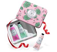 Crema de manos La Chatelaine Rose, set de regalo en lata, lista para regalar. Natural. Elaborada en Francia con un 20 % de manteca de karit org