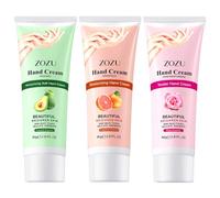 Crema de manos para manos muy secas y manos de trabajo, 80 g, 3 unidades, ultra hidratante y profundamente nutritiva, juego de crema de manos adecuada para todo tipo de piel