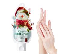 Crema de Manos para Navidad - 60 g Tema Navideño Portátil Hidratante de Absorción Rápida | Mantequilla Hidratante Para Manos | Para La Familia Hombres Y Mujeres Desplazamiento Viajes Hogar Interiores