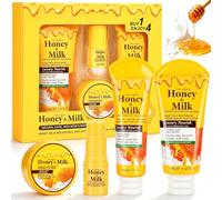 Crema de manos pequeños regalos para mujeres colegas, cuidado de labios | Set de cuidado para mujer con crema de manos, bálsamo labial y loción corporal para pieles muy secas