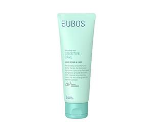 CREMA DE MANOS REPARACIÓN Y PROTECCIÓN DE EUBOS CUIDADO SENSIBLE: crema para manos secas y ásperas | Protege la piel contra las tensiones diarias | Vegana | 75ml