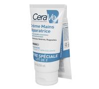 Crema de manos reparadora Cerave para manos muy secas, agrietadas y dañadas (50 ml, paquete de 2)