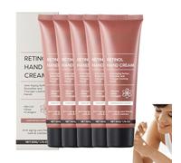 Crema de manos Retinol Renewal - Enriquecida con manteca de karité y colágeno, crema de cuidado de manos para el tratamiento de manos secas y ásperas, ayuda a mejorar las arrugas y las líneas finas (5