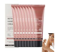 Crema de manos Retinol Renewal, enriquecida con manteca de karité y colágeno, crema para el cuidado de manos para tratar las manos secas y ásperas, ayuda a mejorar las arrugas y las líneas finas (8