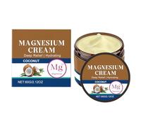 Crema de mantequilla de magnesio para dormir, loción para dormir, crema nocturna, ligera y, reconforta los músculos cansados, 60 g, para uso diario, manos y piernas