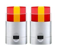 Crema de maquillaje para fiesta deportiva de fútbol 2026, 2 unidades, con colores llamativos, se lava fácilmente para eventos temáticos y conciertos, crema de pintura facial soluble en agua