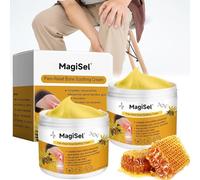 Crema de Masaje Deportivo, 2 Cajas de Ungüento de Veneno de Abeja para Aliviar el Dolor, Crema Natural de Abeja Que Recupera Tus Músculos en un Bzzz, para Espalda, Cuello, Manos, Pies, Hombros