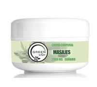 Crema de Masajes con Cáñamo, 200ml | 2000mg de Principio Activo | Alivio Del Dolor, Tensión en las Articulaciones Y Músculos. Relaja los Músculos y reduce el Estrés y la Ansiedad. Extractos Naturales.