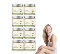 Crema de ñame orgánico para mujeres - Crema reconfortante de ñame, crema corporal nutritiva que favorece el bienestar durante la menopausia y el síndrome premenstrual, rica en vitaminas (8 Cajas)