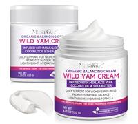 Crema de ñame salvaje, 120 ml, crema nutritiva a base de hierbas con extracto de ñame silvestre, de absorción rápida, no grasosa, para el cuidado diario del cuerpo y masajes (2)