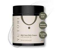 Crema de ñame silvestre equilibrio hormonal con aceite de lavanda, aloe vera y caléndula - Crema natural para la menopausia | 100ml | Yutori
