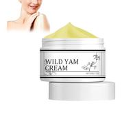 Crema de ñame silvestre, extracto de ñame crema para rostro y cuerpo, crema de ñame silvestre enriquecida orgánica, crema de raíz de ñame silvestre orgánica para mujeres, hidratante para todos los