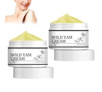 Crema de ñame silvestre, extracto de ñame crema para rostro y cuerpo, crema de ñame silvestre enriquecida orgánica, crema de raíz de ñame silvestre orgánica para mujeres, hidratante para todo tipo de