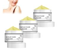 Crema de ñame silvestre, extracto de ñame crema para rostro y cuerpo, crema de ñame silvestre enriquecida orgánica, crema de raíz de ñame silvestre orgánica para mujeres, hidratante para todo tipo de