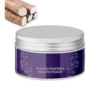 Crema de ñame silvestre orgánico, crema equilibrante corporal de ñame silvestre, crema hidratante y nutritiva, mejora la circulación sanguínea general, extractos naturales de plantas