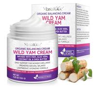 Crema de ñame Silvestre para el equilibrio Hormonal, 120ML Wild Yam Cream,Crema salvaje natural para las mujeres, Crema Salvaje para la Menopausia y la piel seca
