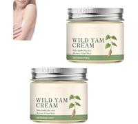 Crema de Ñame Silvestre para Mujer, Crema Calmante para el Cuidado Corporal, Loción Corporal Hidratante y Reafirmante, Loción de Ñame Silvestre para la Menopausia, para Todo Tipo de Piel